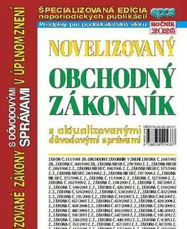Zákony, zbierky zákonov Novelizovaný Obchodný zákonník 8/2026