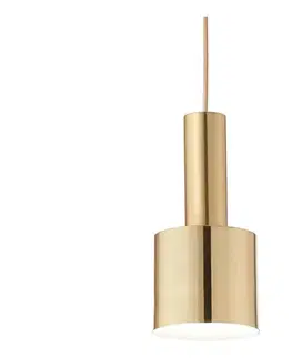 Svietidlá Ideal Lux - Luster na lanku HOLLY 1xE27/60W/230V pr. 12 cm mosadz 231570