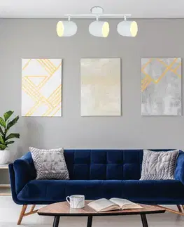 Nástenné svetlá Nástenná lampa Azuro E27 biela