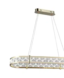 Svietidlá  LED stmievateľný závesný luster na lanku ENRIQUE LED/50W/230V 3000-6000K + diaľkové ovládanie N2003