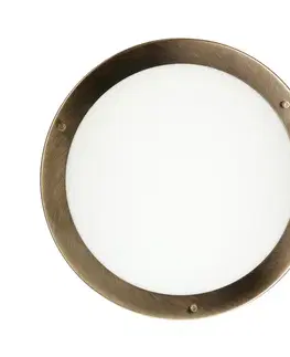 Stropná svetla Stropná lampa Aquila Stropná lampa E27 Patina IP44