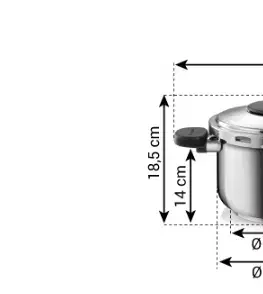Tlakové hrnce Tescoma Tescoma tlakový hrniec  GrandCHEF 4.0 l