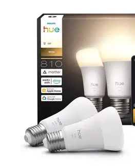 Žiarovky Súprava 2 ks stmievateľných LED žiaroviek Philips Hue WHITE E27/7W/230V 2700K 872110307256600