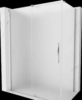Sprchovacie kúty MEXEN/S - Velár sprchovací kút, posuvné dvere 160 x 85, dekor, chróm 871-160-085-31-01
