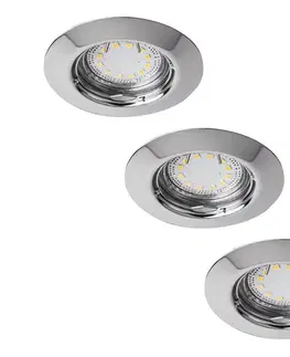 LED osvetlenie Rabalux 1047 - SADA 3x LED zapustených svietidiel LITE 3xGU10-LED/3W/230V 1047