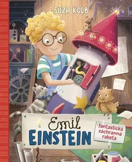 Dobrodružstvo, napätie, western Emil Einstein 5: Fantastická záchranná raketa - Suza Kolbová,Anja Grote,Denisa Stareková
