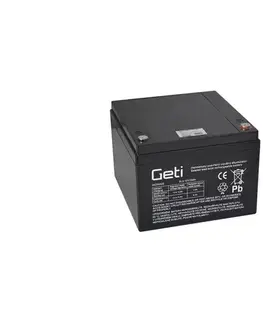 Predlžovacie káble Geti Olovený akumulátor VRLA AGM 12 V/28 Ah 04250420