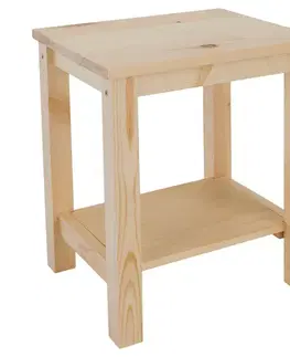 Nočné stolíky KONDELA Fosil nočný stolík prírodná