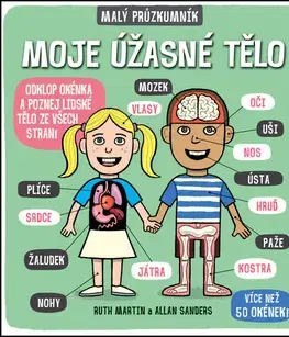 Leporelá, krabičky, puzzle knihy Moje úžasné tělo