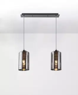 Moderné lampy do obývačky Luster 18078-2F KOX CHR LW2