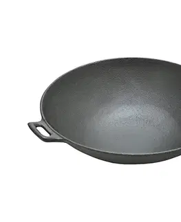 Panvice Cattara Grilovací pánev WOK LITINA 31 cm 13069