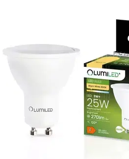 Žiarovky GU10 Žiarovka Lumiled LED GU10 3W 270LM 120ST. CB