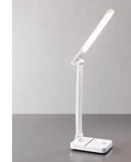 Lampy Zuma Line 1949-WH-LED Nabíjacia stolná lampa LED/8W/1200 mAh 3000/4500/6000K biela 1949-WH