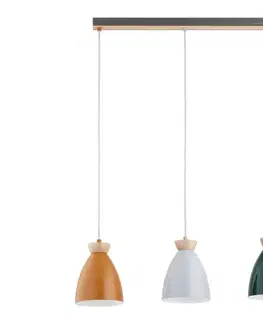 Svietidlá  Závesný luster GALIA 3xE27/15W/230V pestrofarebný 62613