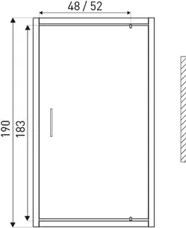 Sprchovacie kúty KERRA - Dvere sprchové Tomar DR 80 5907548114693