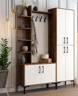Predsieňové steny Predsieňová stena Viyana DA - Walnut, White