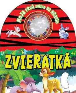 Leporelá, krabičky, puzzle knihy Moja prvá knižka na hranie - Zvieratká