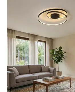 Svietidlá Ideal Lux - LED Stm. stropné svietidlo OZ LED/48W/230V pr. 60 cm CRI 90 čierna 304526