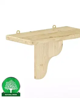 Kancelárske police Polička borovica PK123-40x25x20 surová
