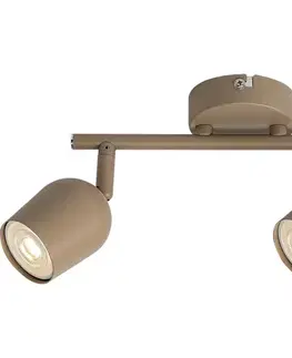 Svietidlá Rabalux 73099 - Bodové svietidlo LIANET 2xGU10/15W/230V béžové 73099
