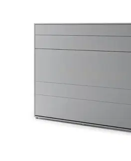 Postele Dig-net nábytok Sklápacia posteľ Lenart BED CONCEPT BC-14 sivá | 160 x 200 cm