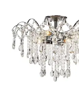 Svietidlá BRILAGI - Prisadený luster CRYSTAL 6xE14/60W/230V lesklý chróm BG71342