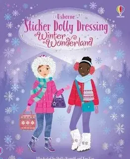 Nalepovačky, vystrihovačky, skladačky Sticker Dolly Dressing Winter Wonderland - Fiona Watt,Non Figg