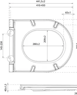 WC dosky ISVEA - INFINITY WC sedátko SLIM, Soft Close, Easy Take, antracit 40KF0522I