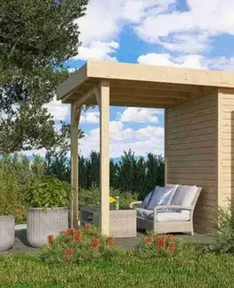 Zahradné domčeky Drevený záhradný domček RETOLA 5 Lanitplast