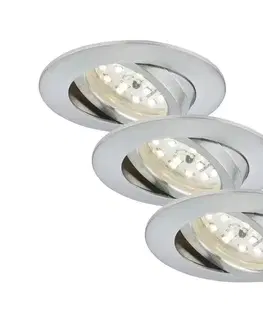 Svietidlá Briloner 7209-039 - SADA 3x LED Kúpeľňové podhľadové svietidlo ATTACH LED/5W/230V IP23 7209-039