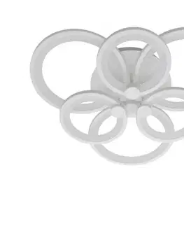 Svietidlá  LED Prisadený luster SIENA LED/72W/230V biela + diaľkové ovládanie P-6600/3+3