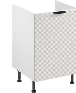 Kuchynské skrinky Korpus Luxeo K04-D60Z biely