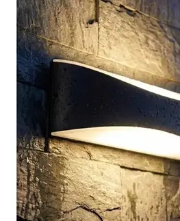 Svietidlá  LED vonkajšie nástenné svietidlo LED/10W/230V IP65 čierne SCD 04 L