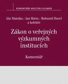 Právo ČR Zákon o veřejných výzkumných institucích - Kolektív autorov