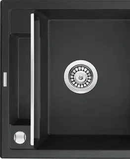 Kuchynské drezy DEANTE DEANTE - Magnetic grafit metalic - Magnetic Granitový drez, 1.5 - bowl ZRM_G503