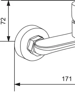 Kúpeľňové batérie MEXEN/S - Milo R40 vaňová batéria s príslušenstvom, zlato 7133R40-50
