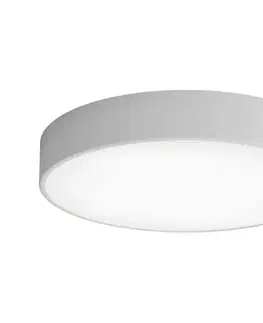 Svietidlá  Kúpeľňové stropné svietidlo so snímačom CLEO 4xE27/24W/230V pr. 50 cm IP54 sivé 5907623692412
