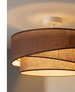 Svietidlá BRILAGI - Prisadený luster ARROW 1xE27/60W/230V pr. 45 cm hnedý 8590828052852