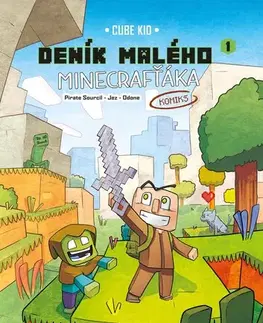 Dobrodružstvo, napätie, western Deník malého Minecrafťáka: komiks, 2. vydání - Cube Kid,Martin Herodek