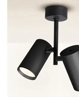 Svietidlá BRILAGI - Bodové svietidlo SELE VERTICAL 2xGU10/30W/230V čierna WO-E2-OEM