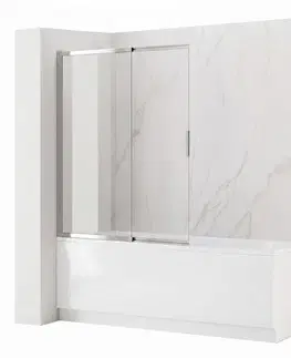 Sprchové dvere REA - Vaňová zástena posuvná Dario Chrome 80 REA-W7880