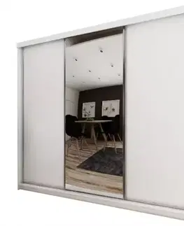 Šatníkové skrine Skriňa Top 23 250 Biely