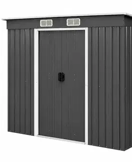 Úložné boxy Avenberg Záhradný domček na náradie 2,4 × 1,3 mSD-F1-0408, antracit