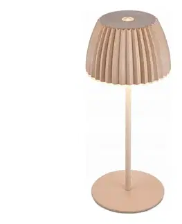 Lampy Briloner 7552-011 - LED stmievateľná nabíjacia vonkajšia stolná lampa MINI LED/1,5W/5V IP44 7552-011