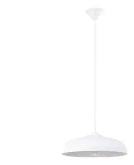 Svietidlá  SL.1329 - Luster na lanku GINA 1xE27/15W/230V pr. 38 cm biela SL.1329