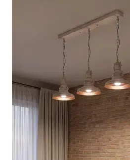 Svietidlá BRILAGI - Luster na reťazi PYRONIC 3xE27/40W/230V krémová/patina 892OPV2704