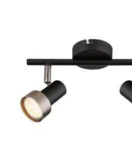 Svietidlá Rabalux 73012 - Stropné bodové svietidlo KONRAD 2xGU10/50W/230V 73012