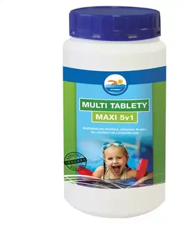 Chlór do bazénov Tablety multi maxi 5v1 1kg