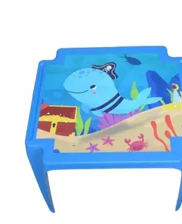 Detské stoly a stoličky Kinekus Stôl detský BABY OCEAN modrý