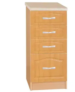 Kuchynské série Spodná skrinka šuplíková LORA MDF NEW KLASIK S40SZ4 Tempo Kondela
